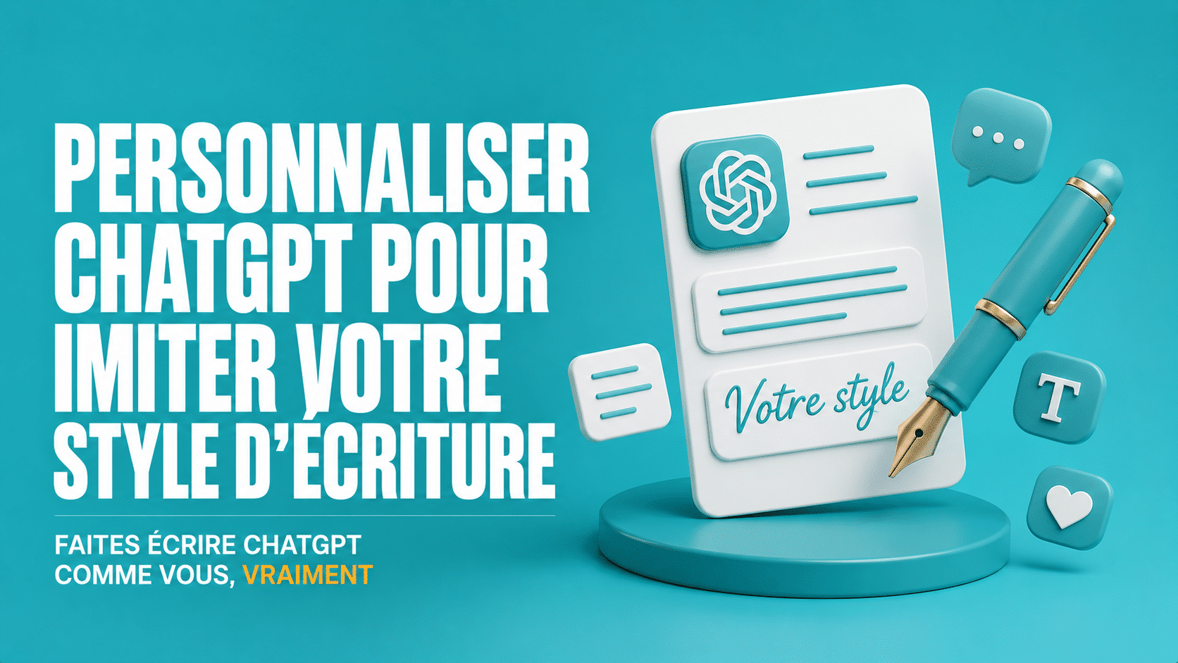 Personnaliser ChatGPT pour imiter votre style d’écriture : 3 niveaux et prompts concrets en 2026
