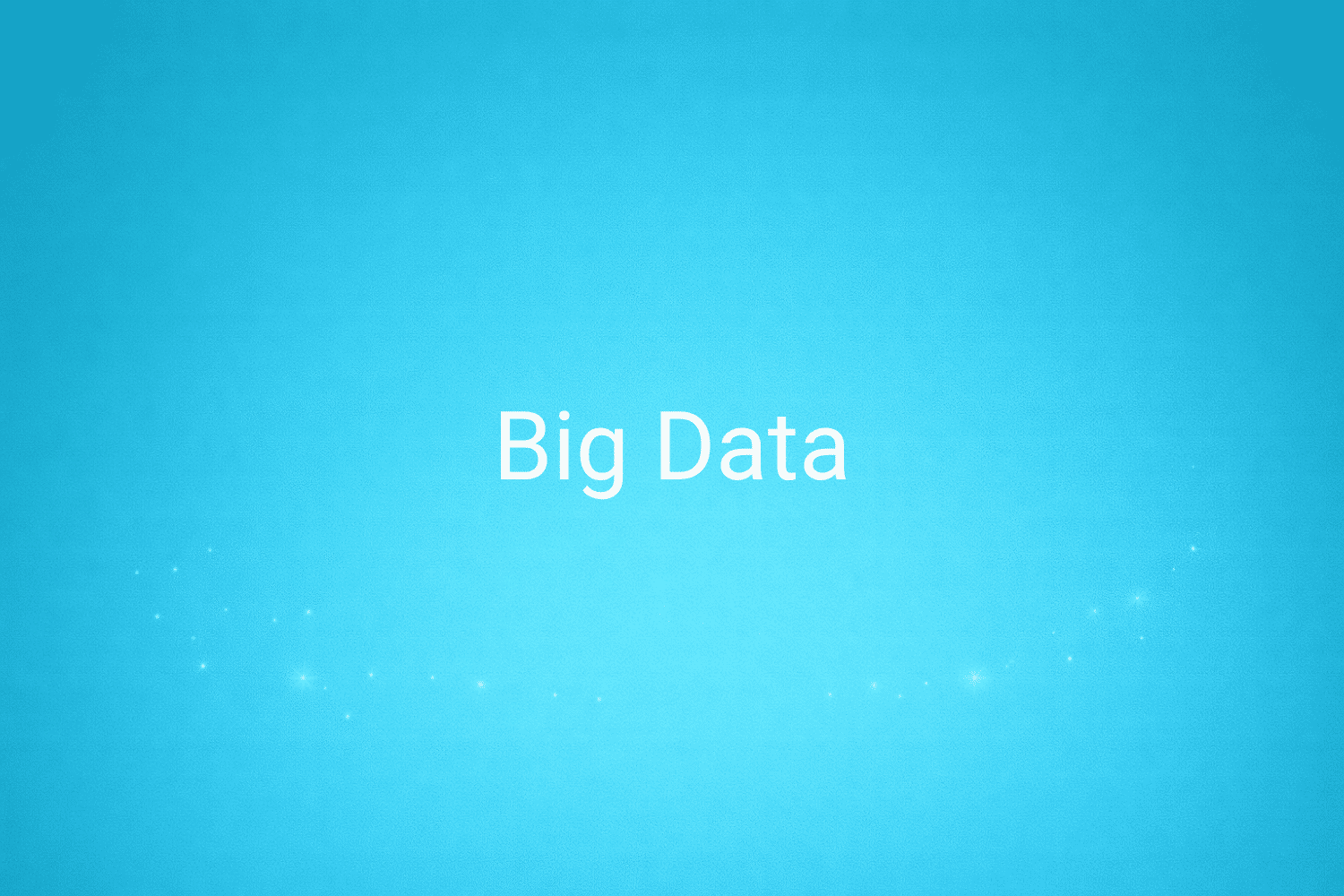 Illustration minimaliste sur fond bleu avec texte "Bigdata", définition liée à la catégorie SEO du glossaire marketing de M-Twice