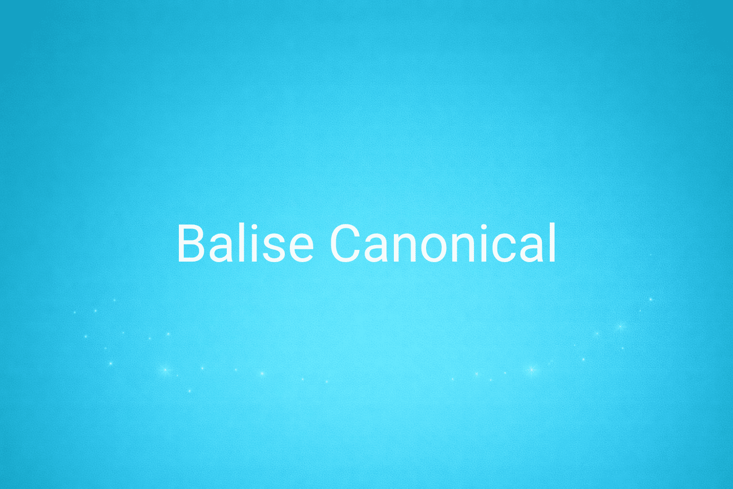 Illustration minimaliste sur fond bleu avec texte "Balise Canonical", définition liée à la catégorie SEO du glossaire marketing de M-Twice