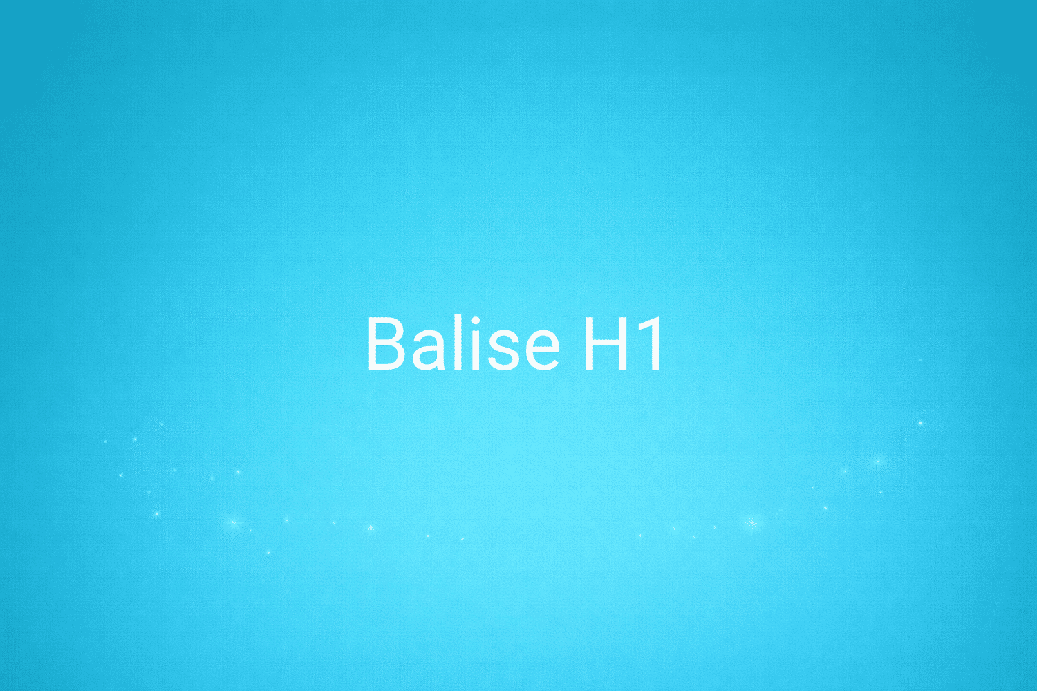 Illustration minimaliste sur fond bleu avec texte "Balise H1", définition liée à la catégorie SEO du glossaire marketing de M-Twice