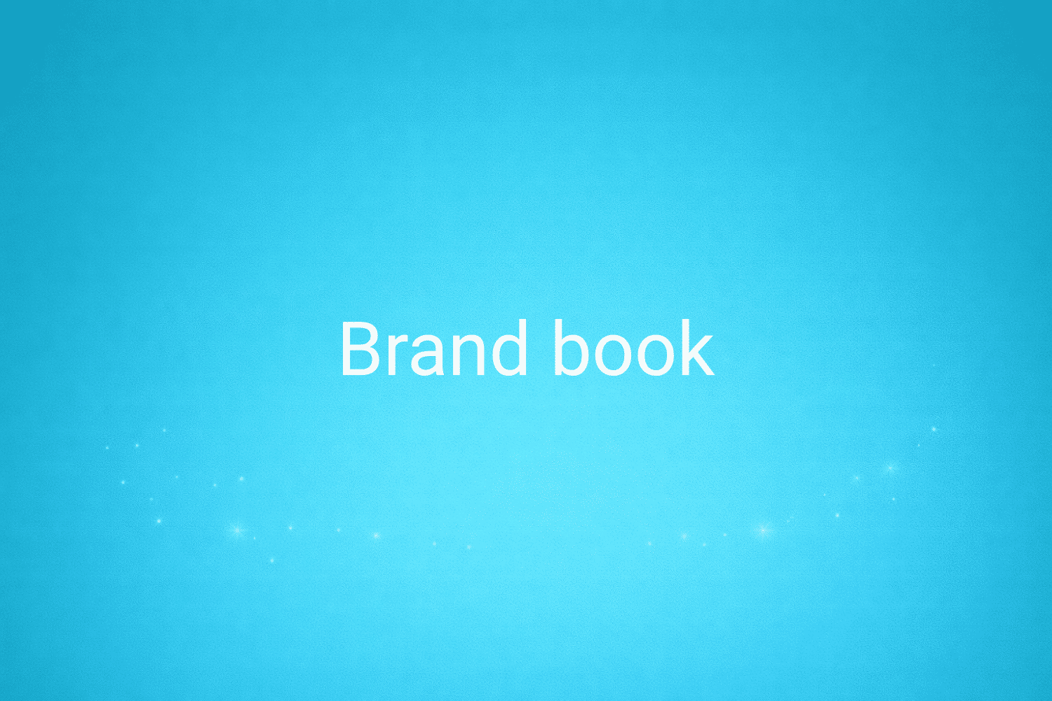 Illustration minimaliste sur fond bleu avec texte "Brand book", définition liée à la catégorie Stratégie Marketing du glossaire marketing de M-Twice