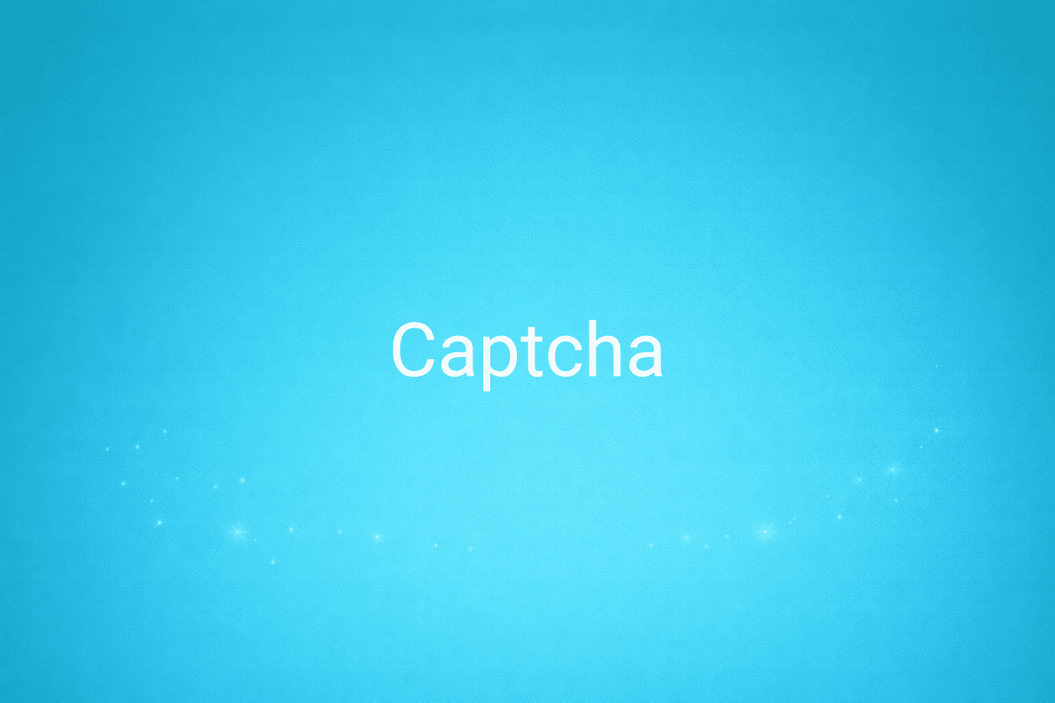 Illustration minimaliste sur fond bleu avec texte "Captcha", définition liée à la catégorie e-commerce du glossaire marketing de M-Twice