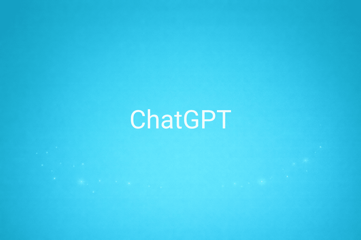 Illustration minimaliste sur fond bleu avec texte "ChatGPT", définition liée à la catégorie IA & Data du glossaire marketing de M-Twice