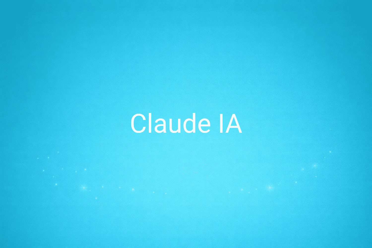 Illustration minimaliste sur fond bleu avec texte "Claude IA", définition liée à la catégorie IA & Data du glossaire marketing de M-Twice