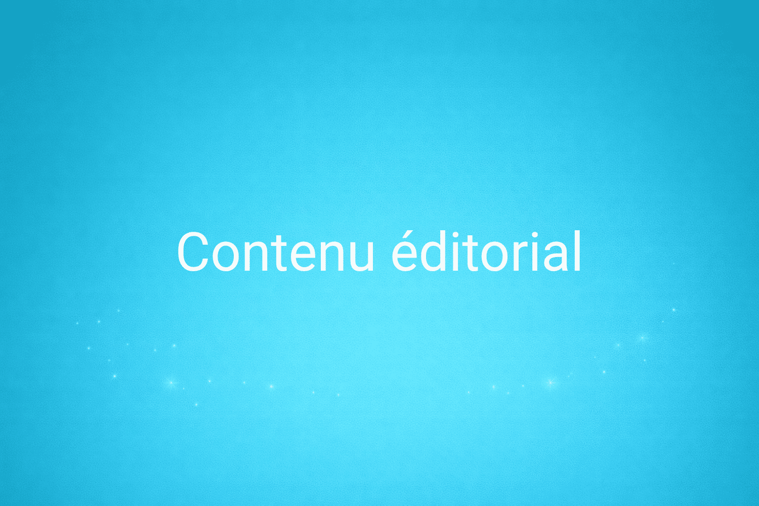 Illustration minimaliste sur fond bleu avec texte "Contenu éditorial", définition liée à la catégorie Marketing de contenus du glossaire marketing de M-Twice