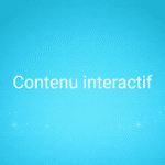 Contenu interactif
