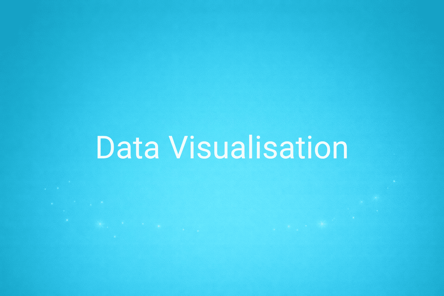 Illustration minimaliste sur fond bleu avec texte "Data Visualisation", définition liée à la catégorie e-commerce du glossaire marketing de M-Twice