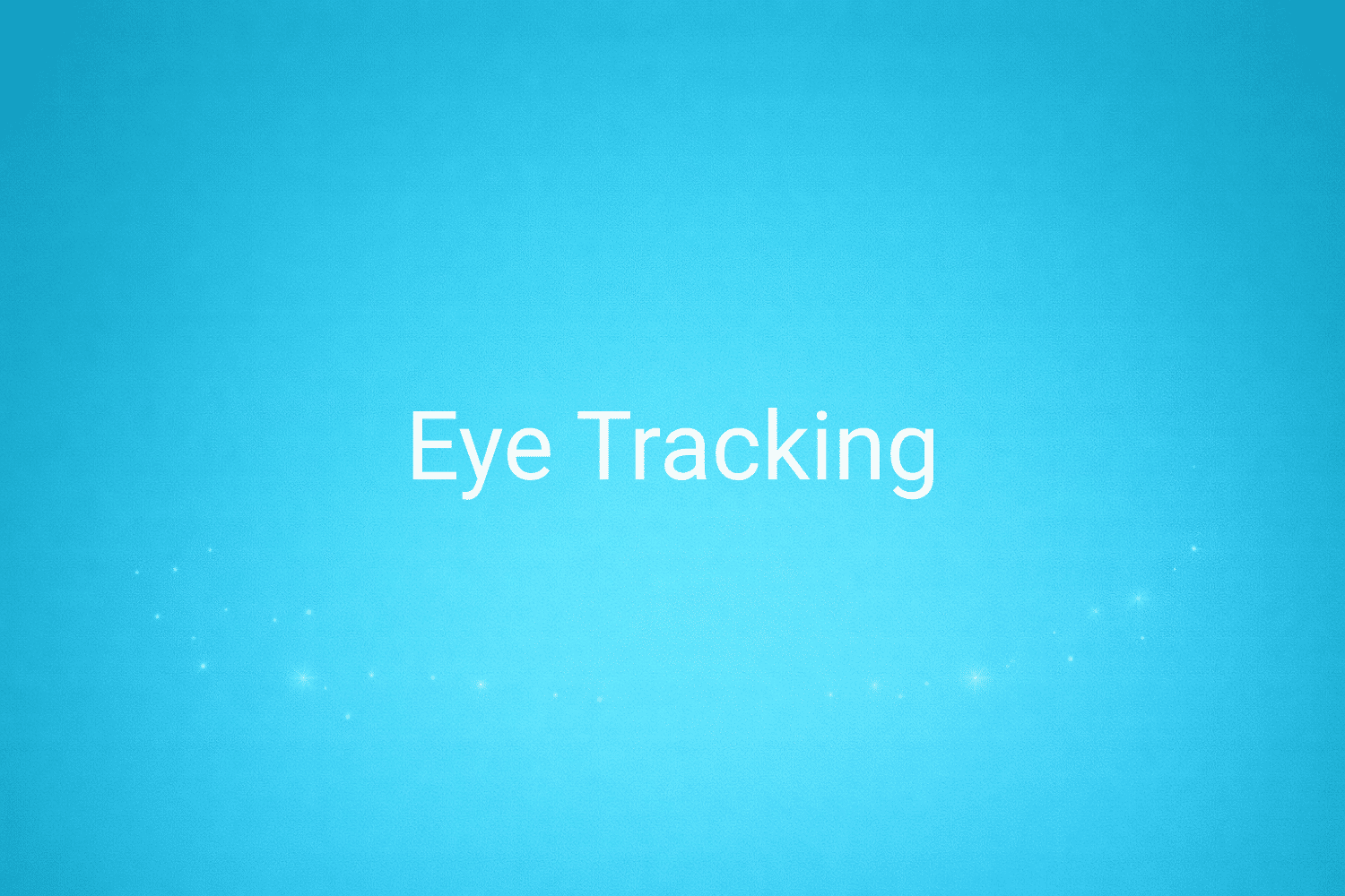 Illustration minimaliste sur fond bleu avec texte "Eye Tracking", définition liée à la catégorie e-commerce du glossaire marketing de M-Twice