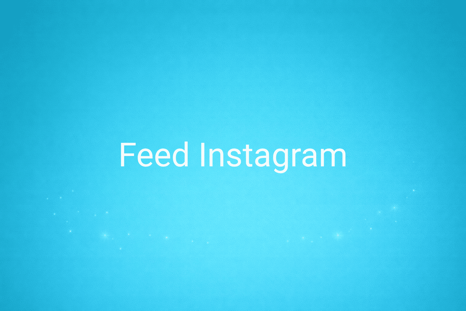 Illustration minimaliste sur fond bleu avec texte "Feed Instagram", définition liée à la catégorie Marketing de contenus du glossaire marketing de M-Twice