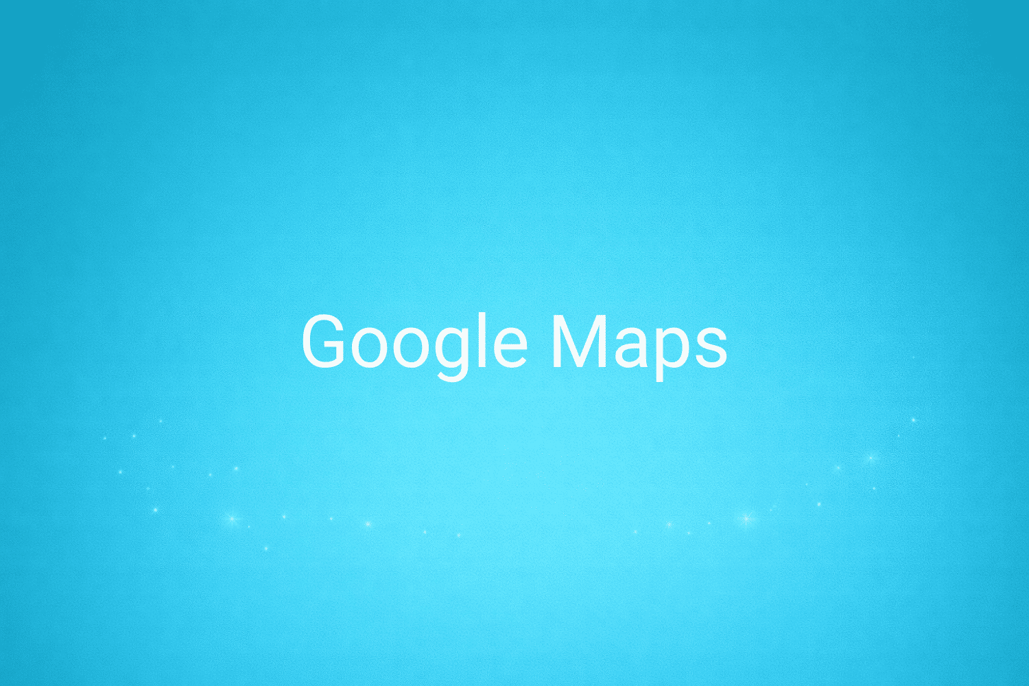 Illustration minimaliste sur fond bleu avec texte "Google Maps", définition liée à la catégorie Stratégie Marketing du glossaire marketing de M-Twice