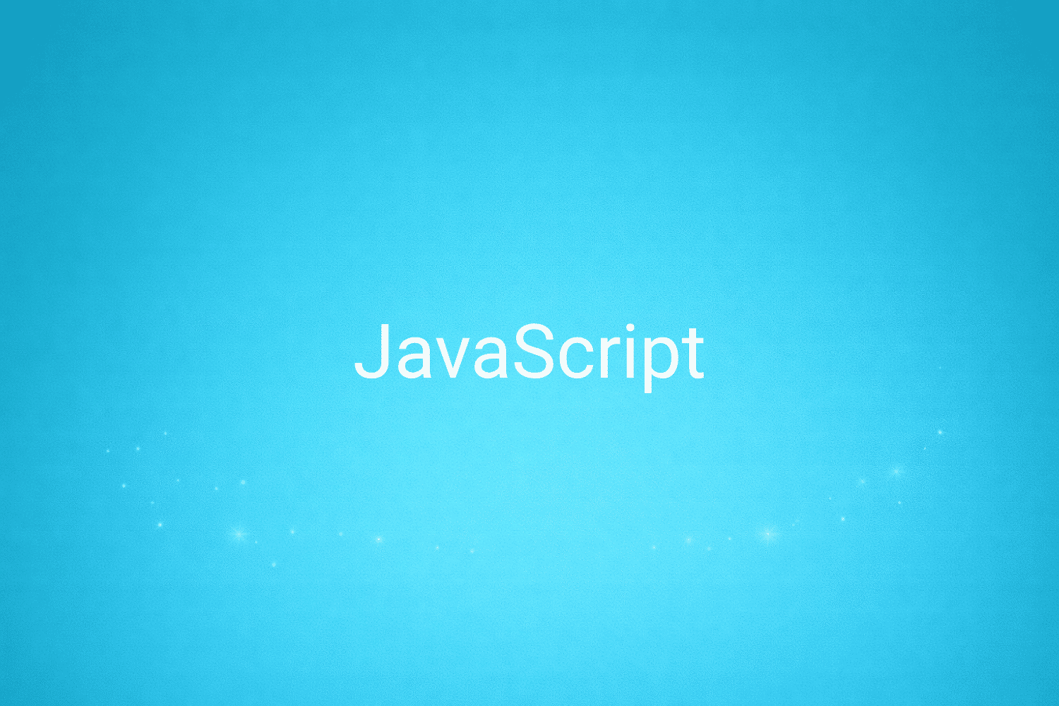 Illustration minimaliste sur fond bleu avec texte "JavaScript", définition liée à la catégorie e-commerce du glossaire marketing de M-Twice