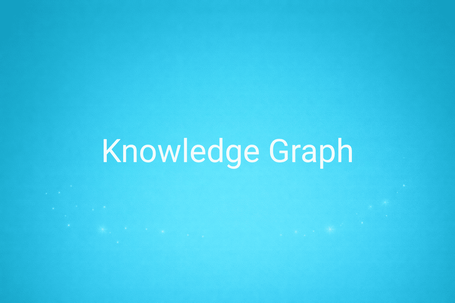 Illustration minimaliste sur fond bleu avec texte "Knowledge Graph", définition liée à la catégorie Stratégie Marketing du glossaire marketing de M-Twice