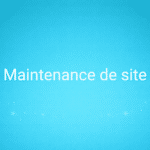 Maintenance de site