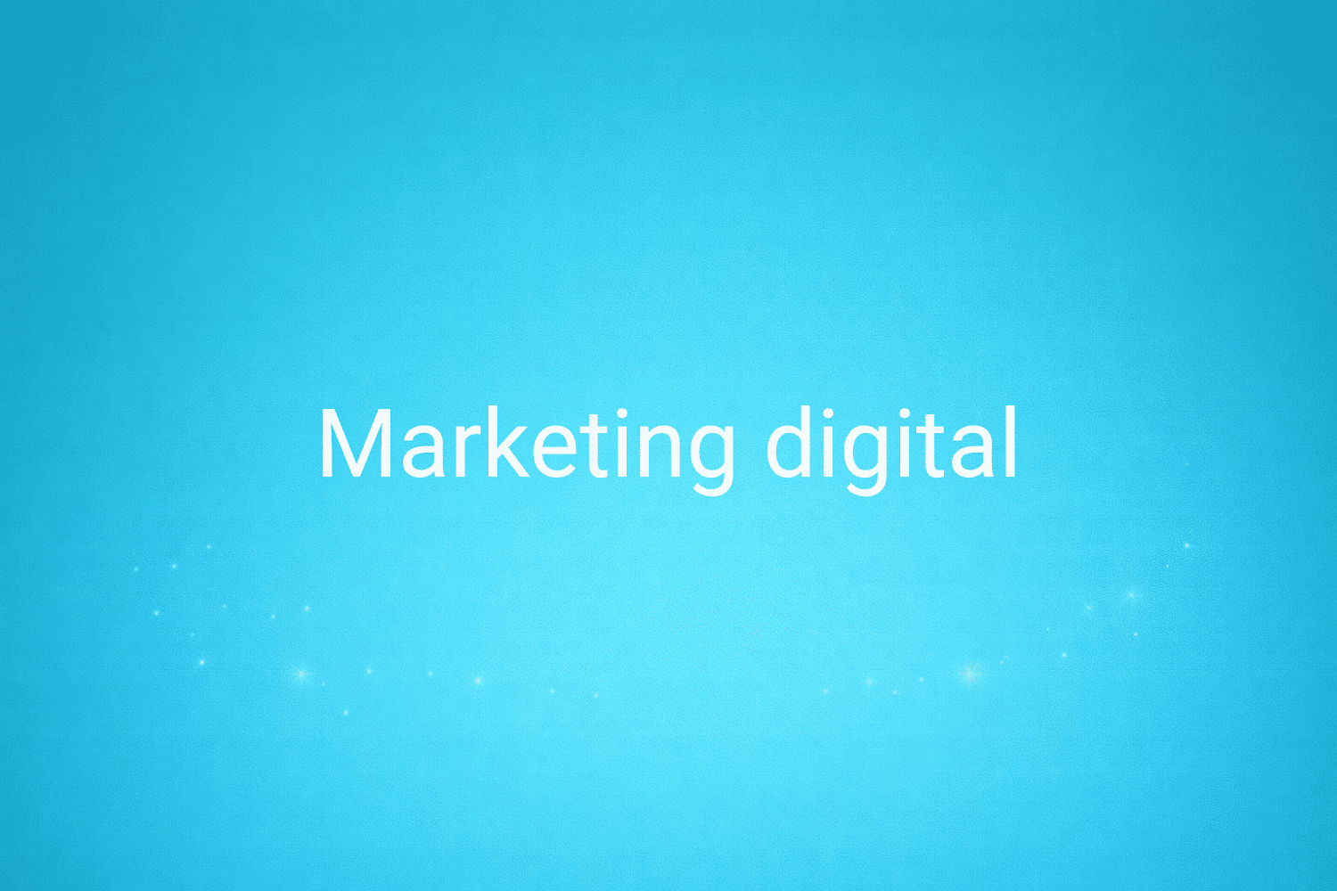 Illustration minimaliste sur fond bleu avec texte "Marketing digital", définition liée à la catégorie Stratégie Marketing du glossaire marketing de M-Twice