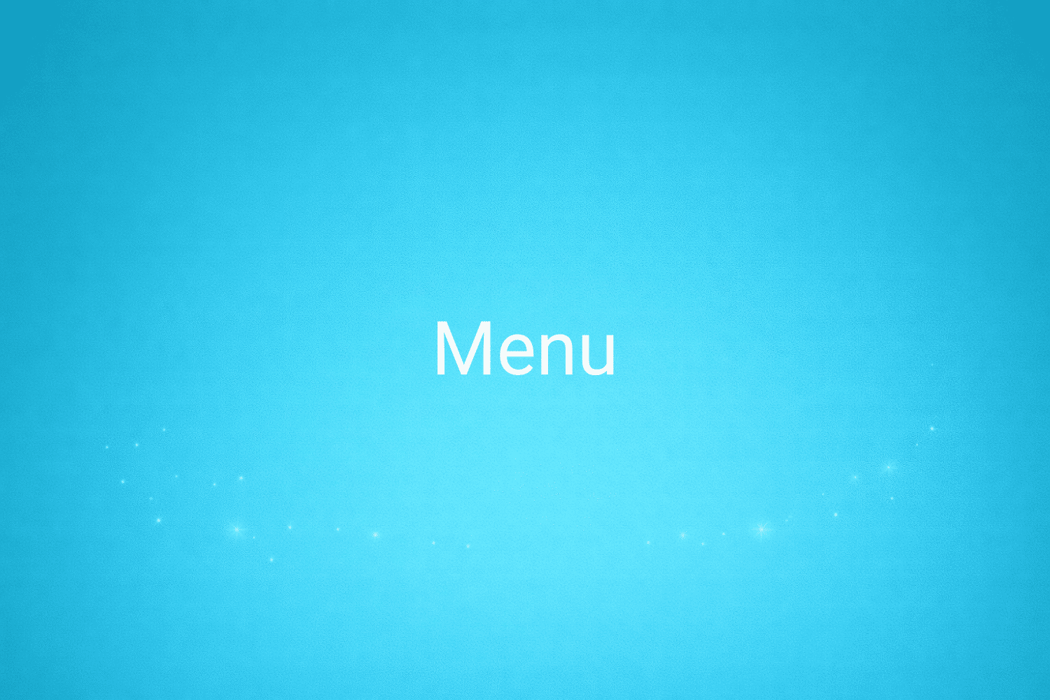 Illustration minimaliste sur fond bleu avec texte "Menu", définition liée à la catégorie e-commerce du glossaire marketing de M-Twice
