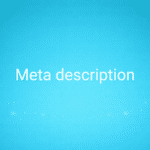 Meta description