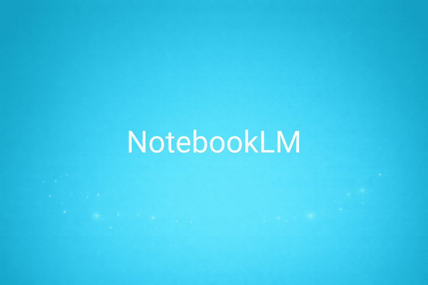 Illustration minimaliste sur fond bleu avec texte "NotebookLM", définition liée à la catégorie IA & Data du glossaire marketing de M-Twice