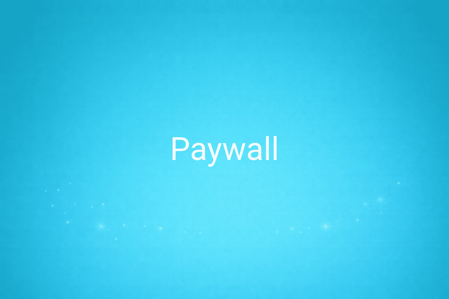 Illustration minimaliste sur fond bleu avec texte "Paywall", définition liée à la catégorie Stratégie Marketing du glossaire marketing de M-Twice