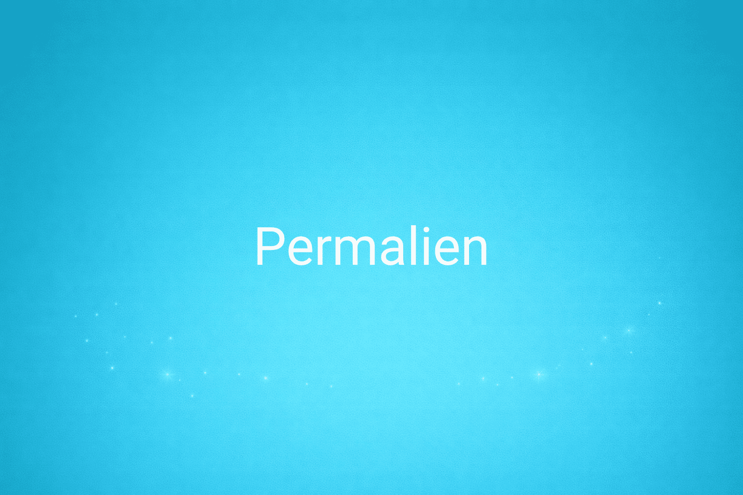 Illustration minimaliste sur fond bleu avec texte "Permalien", définition liée à la catégorie SEO du glossaire marketing de M-Twice