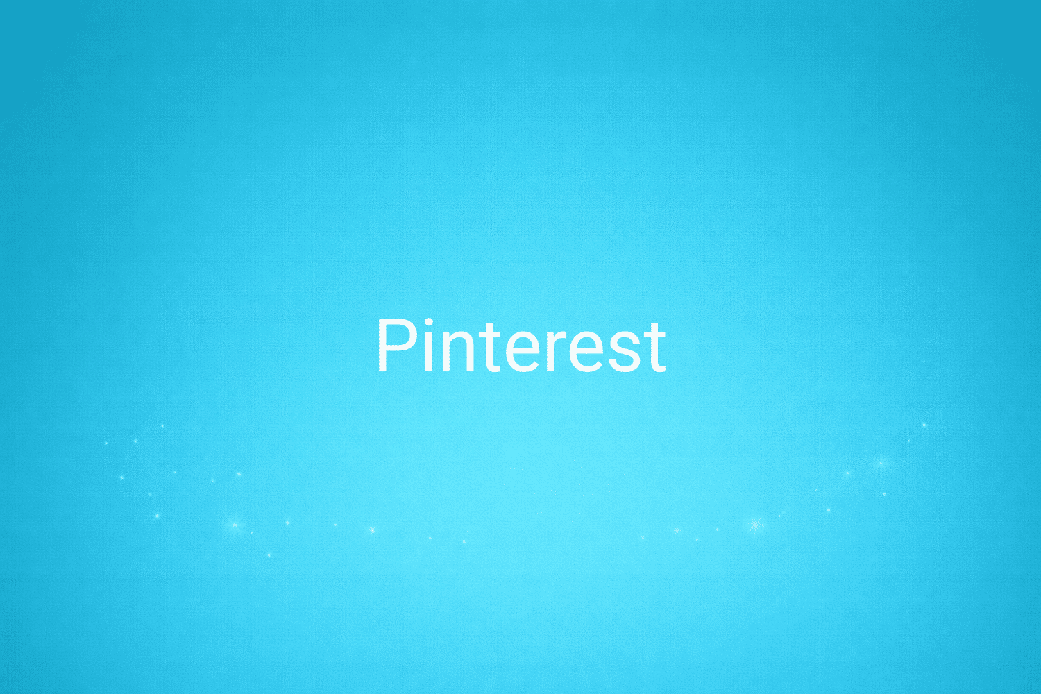 Illustration minimaliste sur fond bleu avec texte "Pinterest", définition liée à la catégorie Stratégie Marketing du glossaire marketing de M-Twice