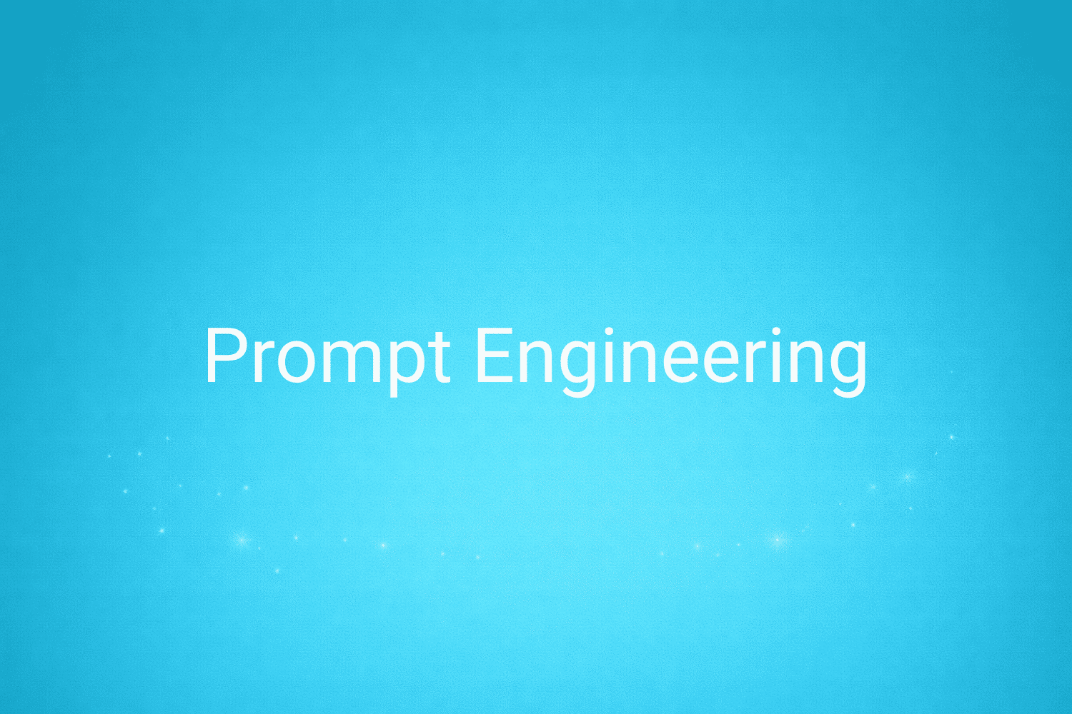 Illustration minimaliste sur fond bleu avec texte "Prompt Engineering", définition liée à la catégorie IA & Data du glossaire marketing de M-Twice