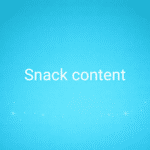 Snack content