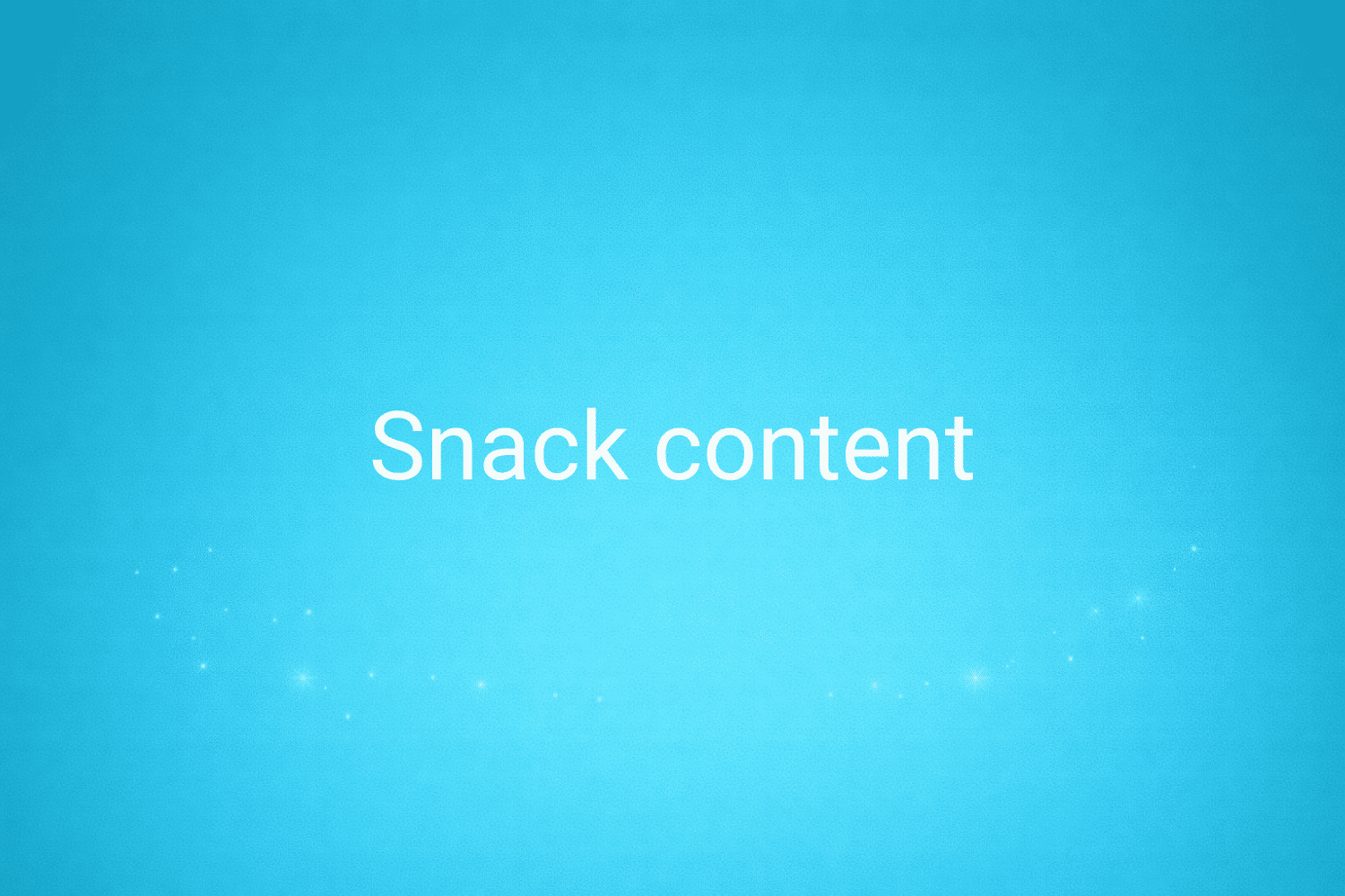 Illustration minimaliste sur fond bleu avec texte "Snack content", définition liée à la catégorie Marketing de contenus du glossaire marketing de M-Twice