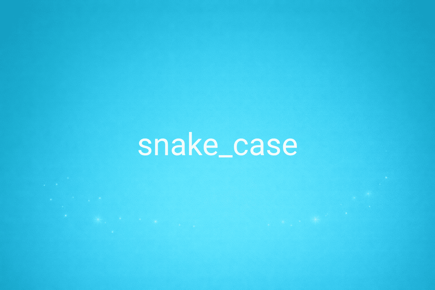 Illustration minimaliste sur fond bleu avec texte "snake_case", définition liée à la catégorie e-commerce du glossaire marketing de M-Twice