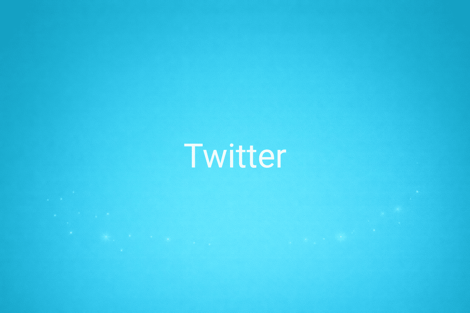 Illustration minimaliste sur fond bleu avec texte "Twitter", définition liée à la catégorie Marketing de contenus du glossaire marketing de M-Twice