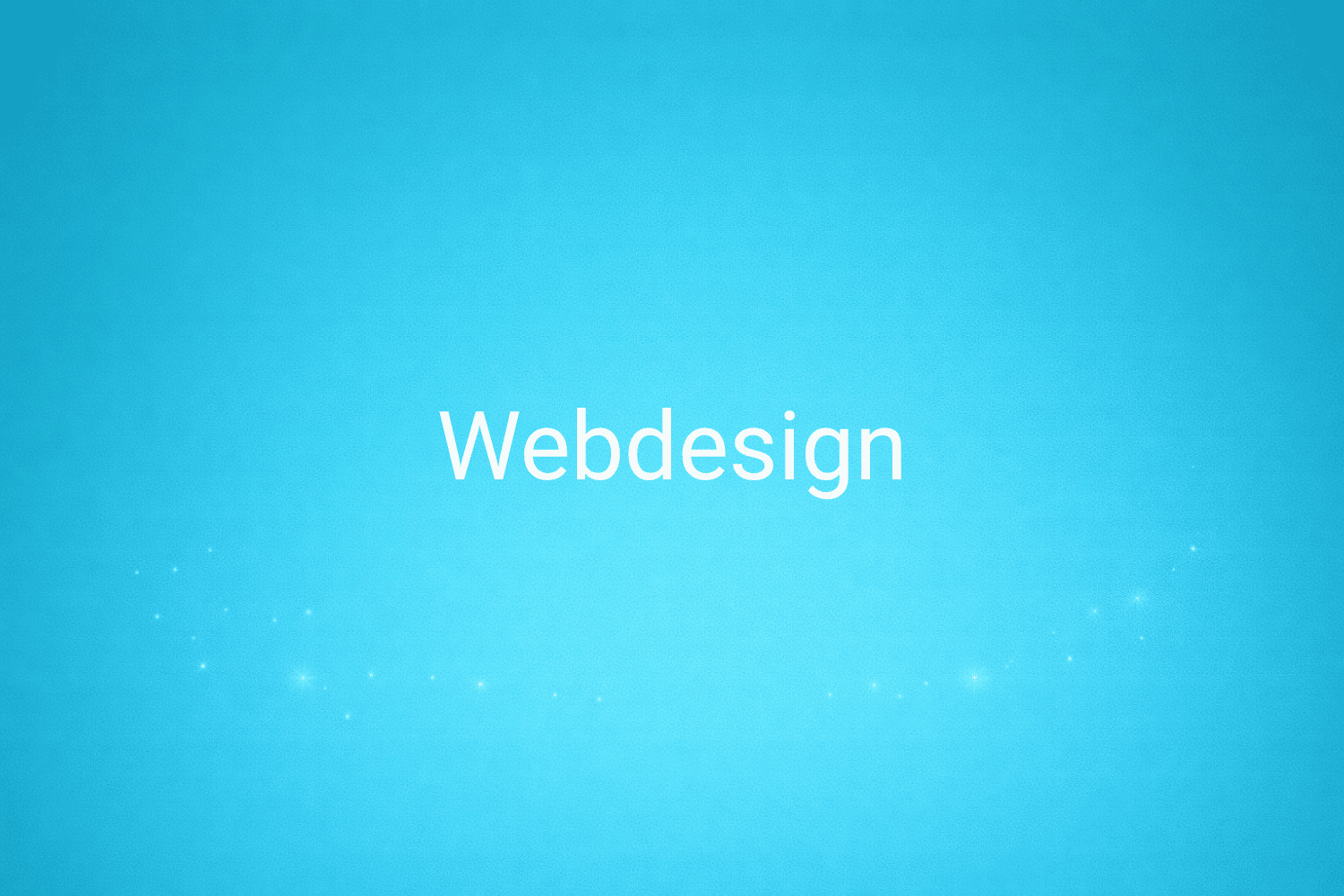 Illustration minimaliste sur fond bleu avec texte "Webdesign", définition liée à la catégorie e-commerce du glossaire marketing de M-Twice