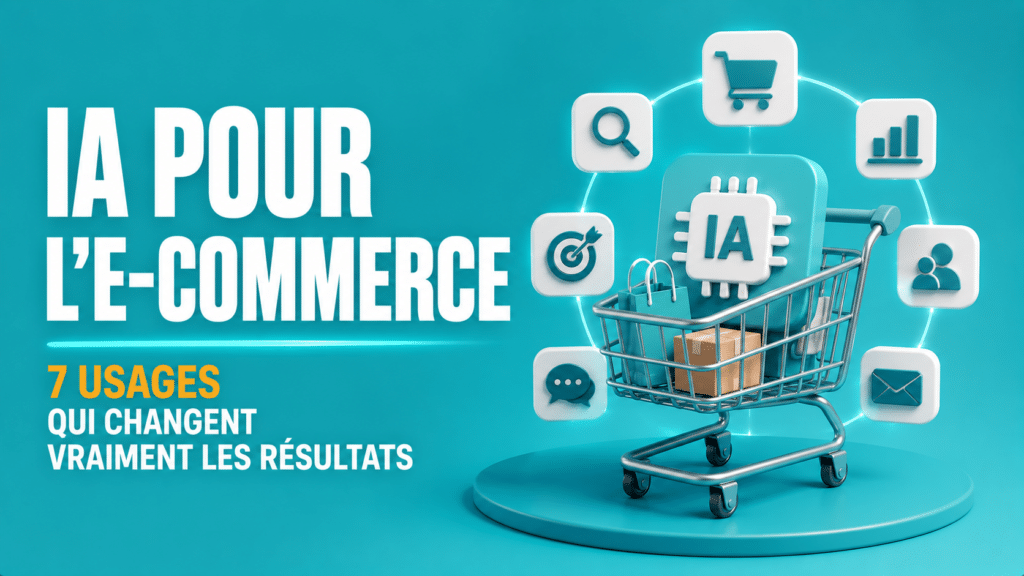 IA e-commerce en 2026 : 7 usages concrets qui changent vraiment les résultats (guide pratique)