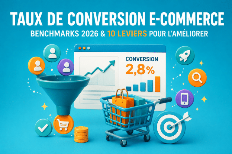 Taux de conversion e-commerce : benchmarks et leviers