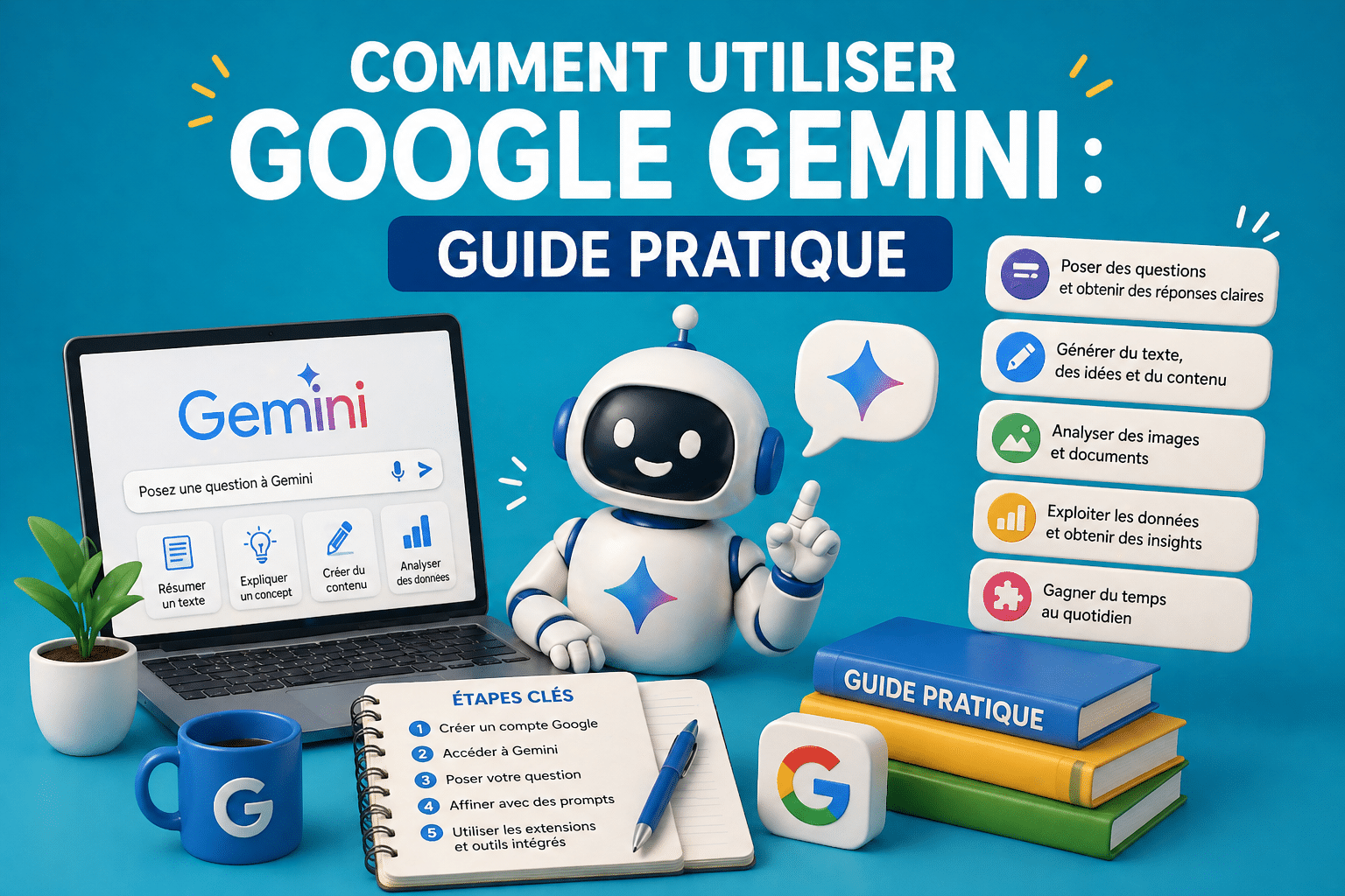 Comment utiliser Google Gemini en 2026 : guide pratique pour les professionnels