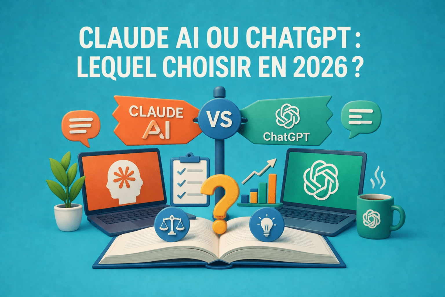 Claude AI ou ChatGPT : lequel choisir pour votre marketing et votre e-commerce en 2026 ?