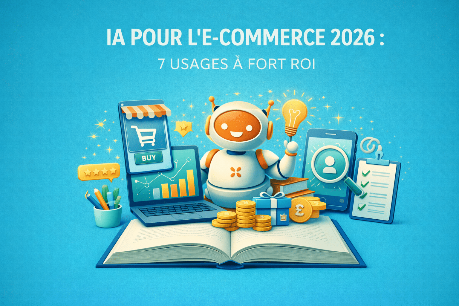 IA pour l’e-commerce en 2026 : 7 usages qui changent vraiment les résultats