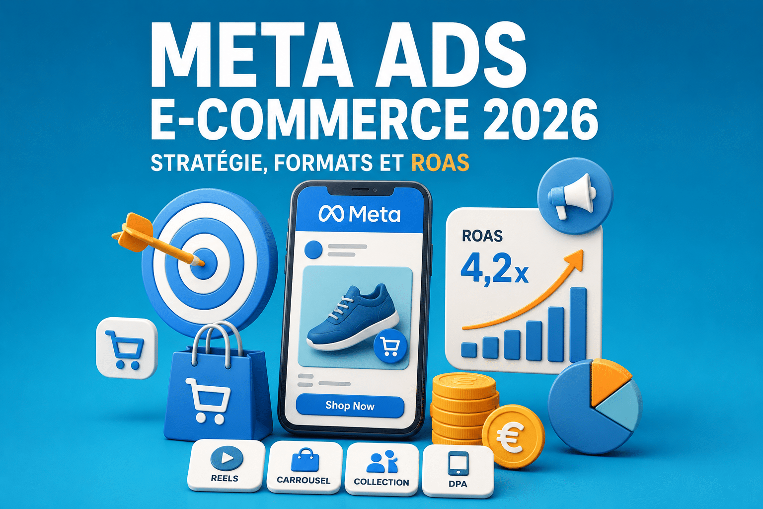 Meta Ads pour l’e-commerce en 2026 : stratégie, formats et optimisation ROAS