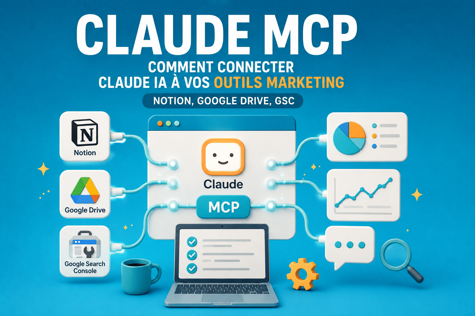 Claude MCP : connecter Claude IA à Notion, Google Drive et vos outils marketing