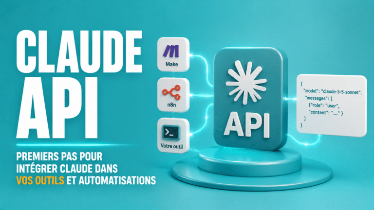 Claude API : premiers pas pour intégrer Claude dans vos outils et automatisations (Make, n8n)