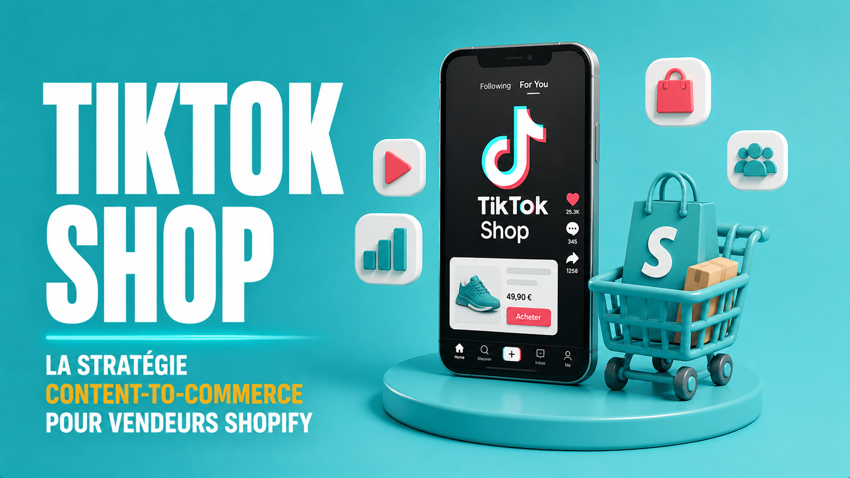 TikTok Shop France : la stratégie content-to-commerce pour vendeurs Shopify