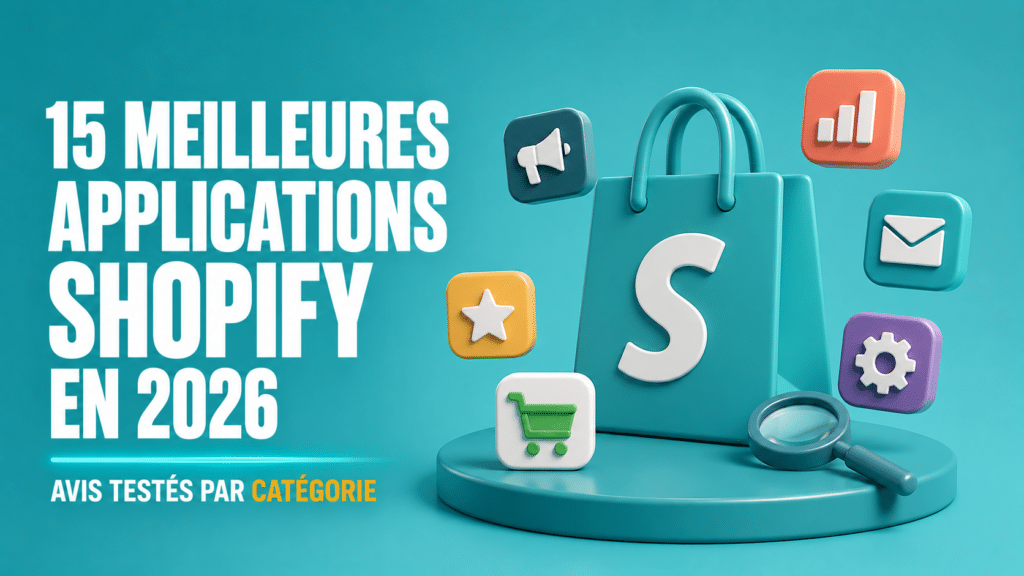 Les 15 meilleures applications Shopify en 2026 : avis testés par catégorie