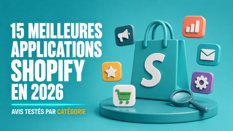 Les 15 meilleures applications Shopify en 2026 : avis testés par catégorie