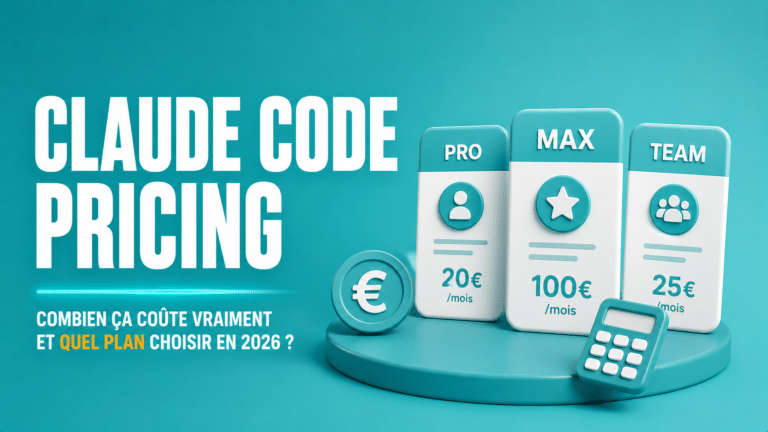 Claude Code Pricing : combien ça coûte vraiment