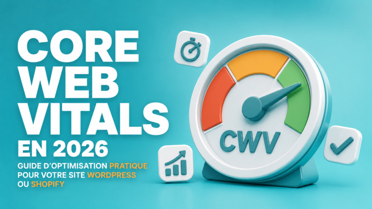 Core Web Vitals en 2026 : guide d’optimisation pratique pour votre site WordPress ou Shopify