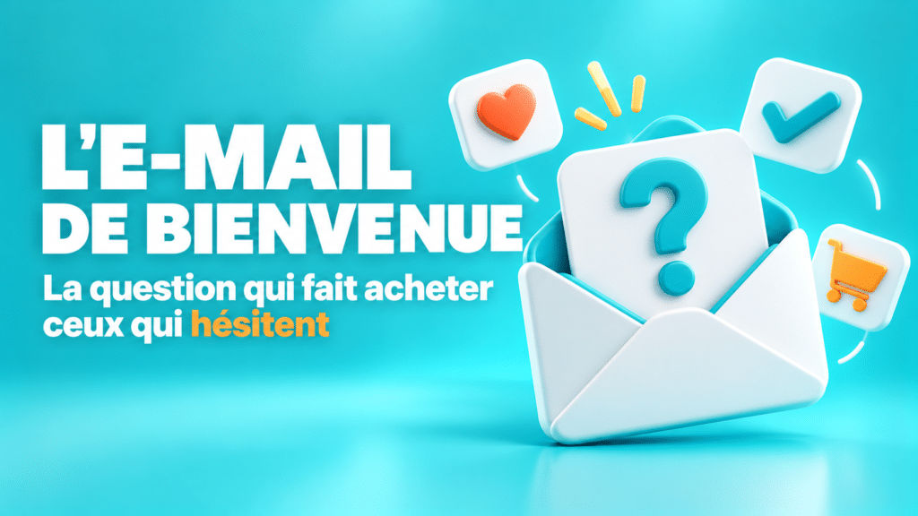 E-mail de bienvenue : la question qui fait acheter ceux qui hésitent